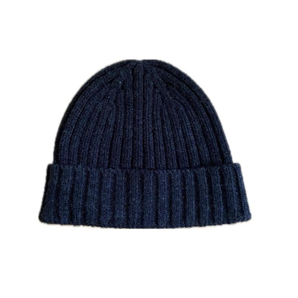Uniqlo HEATTECH Ribbed Beanie – Dark Gray, Unisex